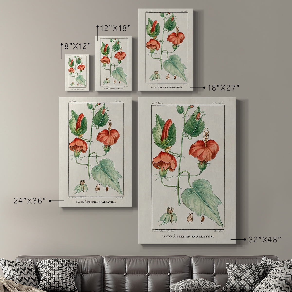 Turpin Tropical Botanicals IV Premium Gallery Wrapped Canvas - Ready to Hang