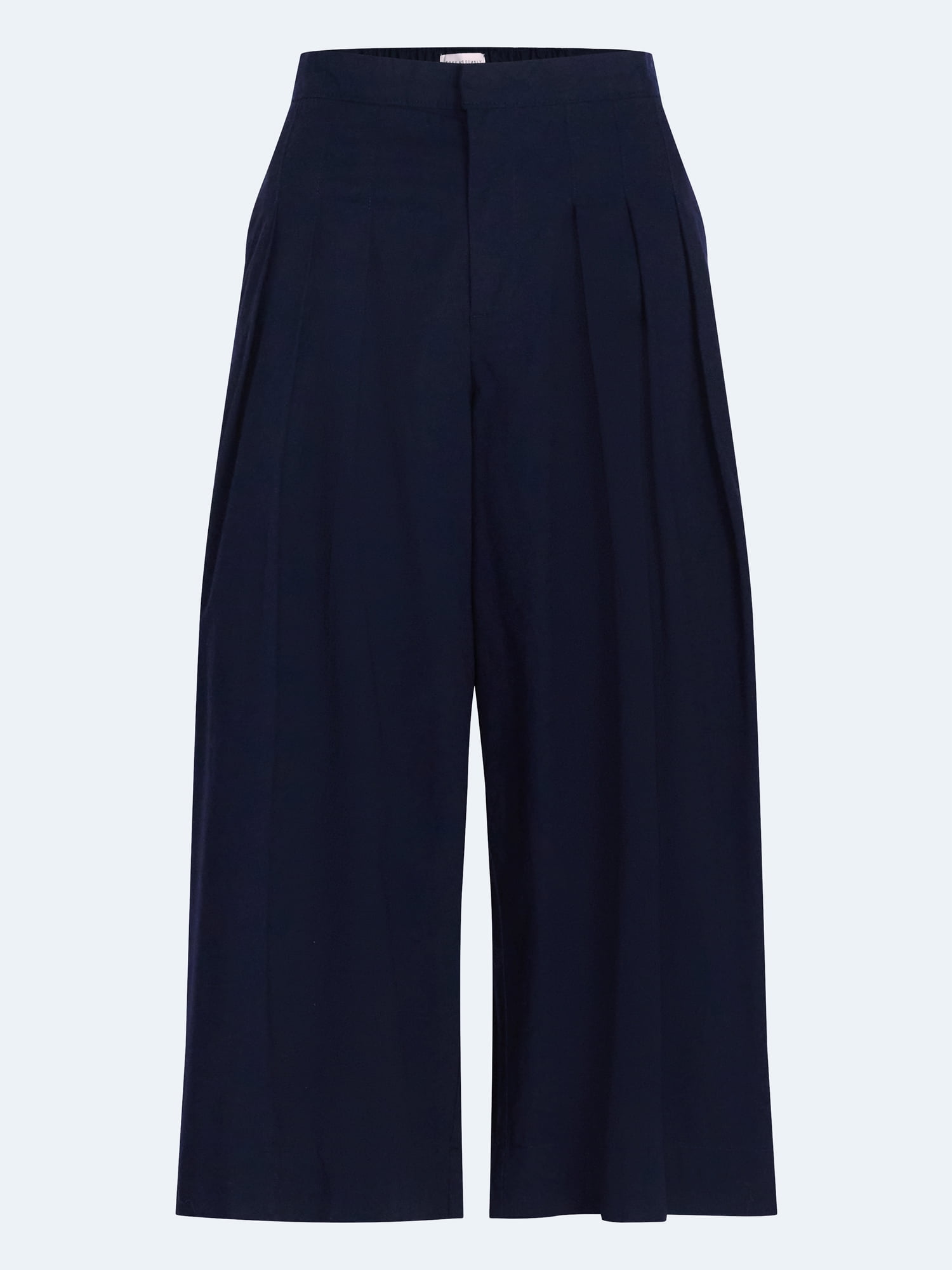 Free Assembly Women's and Women's Plus High Rise Wide Leg Pleated Culotte Pants, Sizes XS-XXL