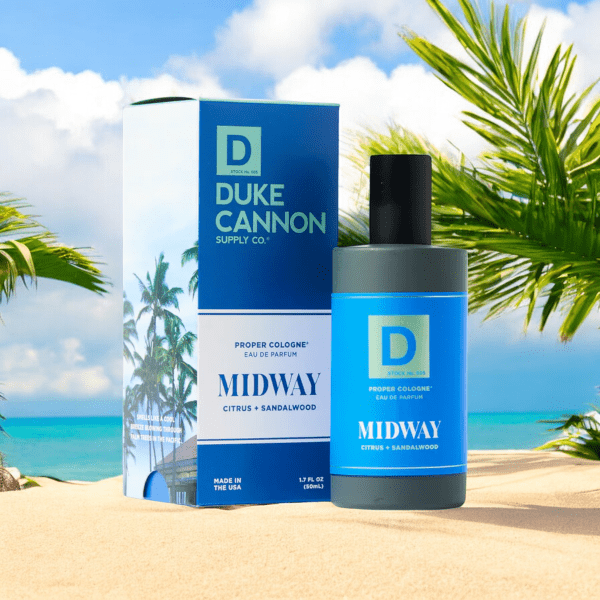 Duke Cannon Men's Midway Proper Cologne - Citrus + Sandalwood Scent - 1.7 fl oz