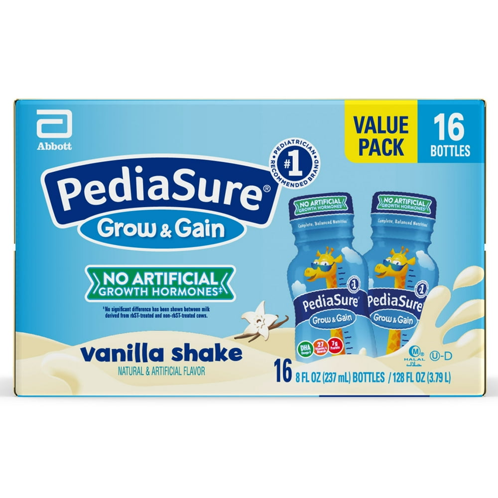 PediaSure Grow & Gain Kids’ Nutritional Shake, with Protein, DHA, and