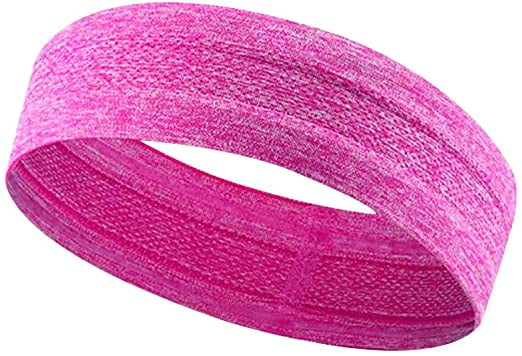 Soft Athletic Head Gears Stretchy Non-slip Super Absorbent Sweat Bands Headbands 