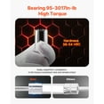 thumbnail image 4 of KFFKFF Comprehensive Mechanics Tool and Socket Set, 450 Pieces, Includes 1/4, 3/8, and 1/2 Inch Drive Deep and Standard Sockets, SAE and Metric Tools with Bits, Wrenches, Accessories, 4 of 9