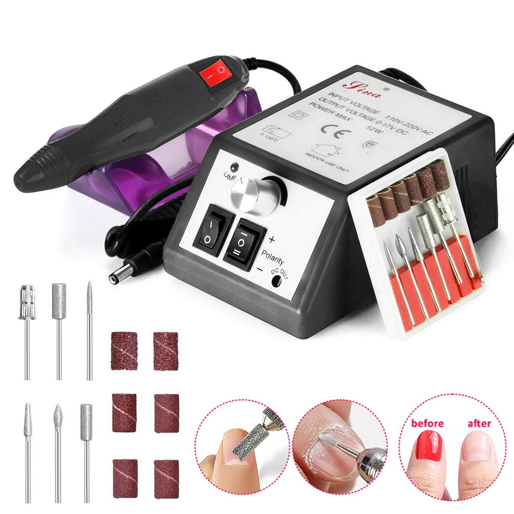 Electric Nail Drill Machine Nail File Drill Set for Acrylic Nails Gel