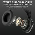thumbnail image 6 of Wantek Gaming Headsets, Surround Stereo Gaming Headphones with Noise Cancelling Mic, LED Lights & Soft Memory Earmuffs for PS5/ PS4/ Xbox One/Nintendo Switch/PC Mac Computer Games- Black, 6 of 8