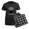 thumbnail image 5 of CafePress - Halloween If A Black Cat Crosses Your Path Pajamas - Women's Short Sleeve Print T-Shirt and Pants Dark Cotton Pajama Set, 5 of 7