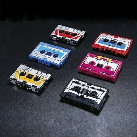 Audio Robot Matching Mini Troop Set, Concept Art Team Style Dual-Mode Transforming Mecha