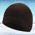 thumbnail image 6 of fenteer 4xWindproof Hat Men Lightweight Winter Beanie for Basketball Hiking Brown 4 Pcs, 6 of 8