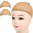 thumbnail image 4 of HLONK Wig Caps Skin Tone Elastic Stocking Cap for Wigs Breathable and Secure Fit Invisible Lace Wig Caps 6 Pack, 4 of 6