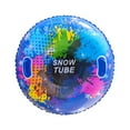 thumbnail image 2 of Lipstore Inflatable Snow Sled, Cold Resistant, Accessory, Sled with Handles, , for Games, blue, 2 of 8