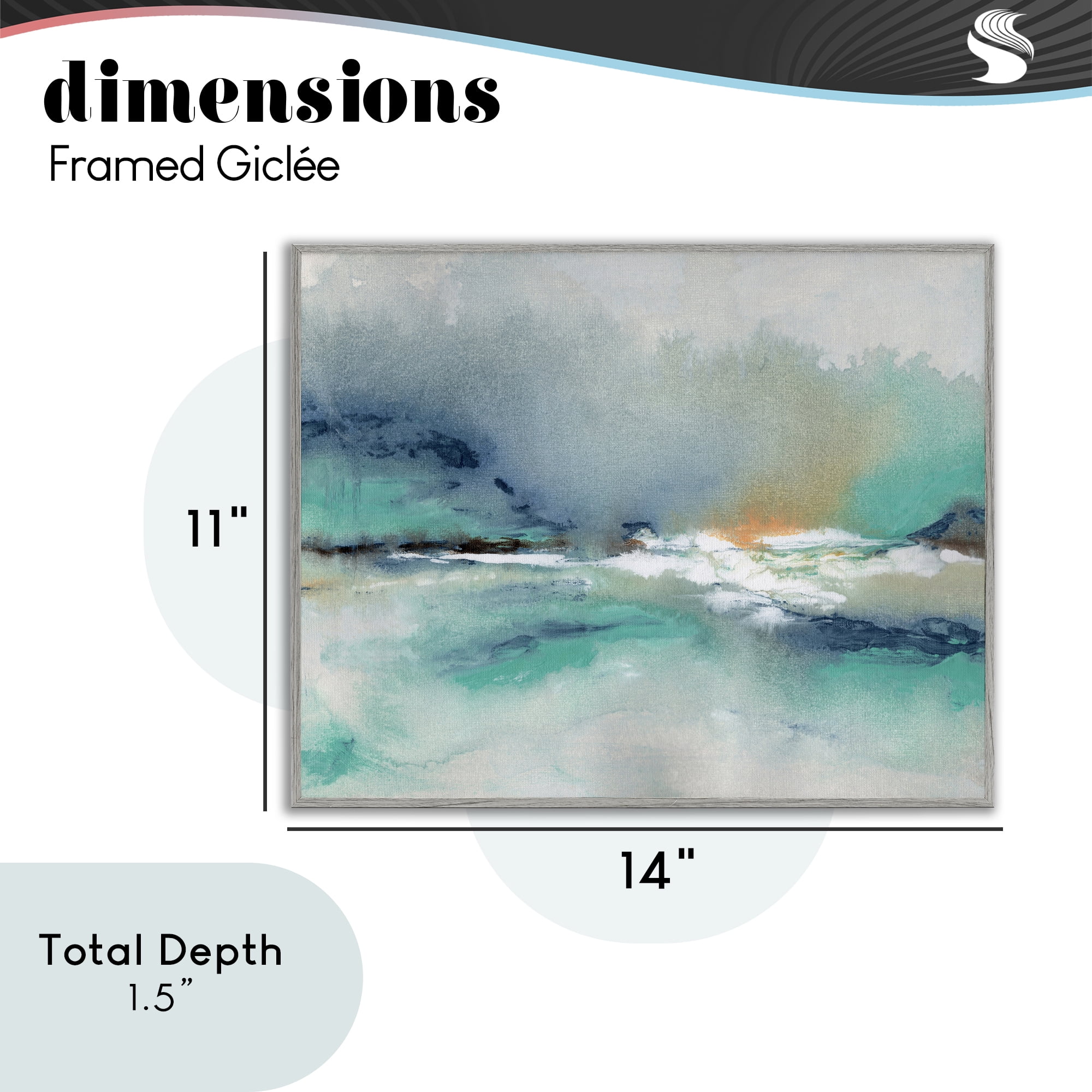 Stupell Industries Sun Bleached Crossing Gray Framed Giclee Art, design by NLS Design