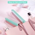 thumbnail image 6 of EECOO Hair Straightener Flat Iron, 4 Colors 2 in 1 Mini Bangs Hair Straightener Beauty Flat Iron Heating Curler Ceramic Tourmaline Plate Wave Straightener, 6 of 7