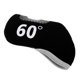 thumbnail image 1 of Paquete de 2 a 14 palos para golf, de putter de hierro, 60 grados, negro 2 piezas Zulema Cubierta de cabeza de hierro de golf, 1 of 8