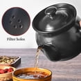 thumbnail image 4 of Clay Tea Kettle Stovetop,2.2L Retro Rustic Portable Water Boiling Pot for Farmhouse Kitchen Camping, 4 of 6