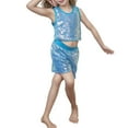 thumbnail image 6 of Rhuody Girls Graphic T Shirts O Neck Tee Short Sleeve Sequins Tops Blouse Lovely Wear Light Blue 7-8 Years, 6 of 6