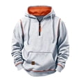 thumbnail image 5 of Ruyang Half Zip Hoodies for Boys Oversized School Preppy Hooded Sweatshirt Teenager Trendy Athletic Pullover Sweaters, 5 of 6
