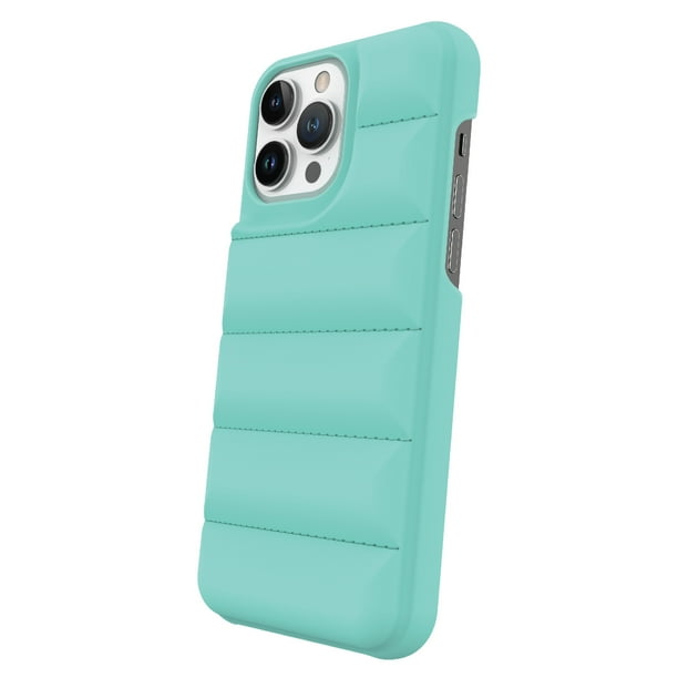 onn. Puffer Soft Quilted Phone Case for iPhone 13 Pro Max and iPhone 12