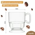 thumbnail image 2 of Crown Display Clear Coffee Cups Disposable Coffee Mugs - 8 Ct., 2 of 7