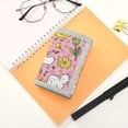 thumbnail image 7 of JIALIOU Nylon Trifold Card Wallet with ID Window Zipper Pocket for Men Women Teen Cute Farm Animals, 7 of 7