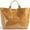 Brown, variant on PVC Tote Bag Women's Letters Print Tote Bag Large Kraft Paper Tote Bag Carry All Bag Top Handle Clear Hobo Handbag