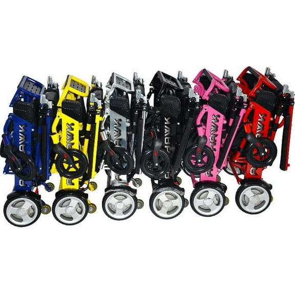 Air Hawk Power Chair Silver- Lightest Weight 41 lbs Airplane and Cruise Ready   9 Free Accessories