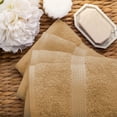 thumbnail image 4 of Premium Egyptian Cotton Highly Absorbent Assorted 4-Piece Plush Towel Set - 20" x 30", 4 of 6