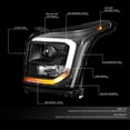 thumbnail image 2 of DNA Motoring For 15-20 GMC Yukon /XL Black Clear LED DRL Signal Projector Halogen Headlight Pair, 2 of 12