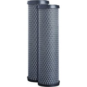 CFS Activated Carbon 5-Micron 2-Stage Whole House Water Filters Cartridge Filtration System-2 Pack