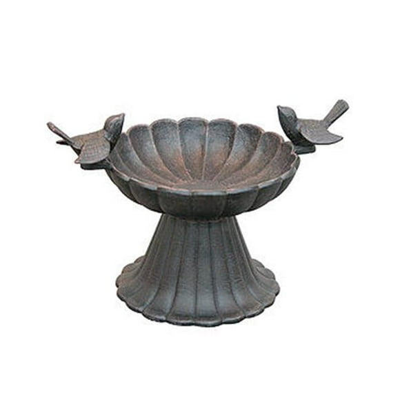 Kingston Birdbath - Copper rust