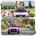 thumbnail image 5 of Track Seven 12V Ride on Car, Licensed Toyota LC250 Ride on Truck for Kids, Electric Car with Remote Control, Power Display, Music, Bluetooth, 12V Ride on Toy Car for Boys Girls Age 2+, Purple, 5 of 9