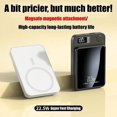 thumbnail image 3 of Banco de energía inalámbrico Qi magnético, cargador rápido tipo C para iPhone 15, 14, 13, Samsung MaCsafe, 2024, 100000mAh, 3 of 5