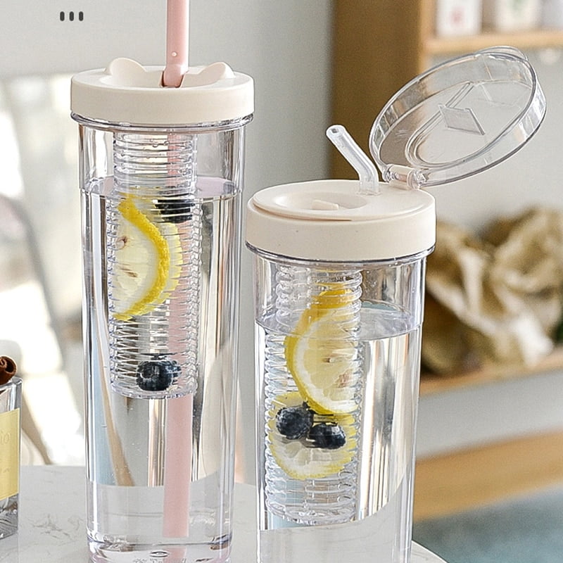 green and black tea,coffee or fruit water Double glass wall Glass- Grey- L2 KOZY Glass tumbler perfect for both warm and cold water Equipped with steel infuser and strainer for loose leaf 