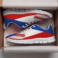 thumbnail image 3 of Puerto Rico Shoes Men Women Running Tennis Shoes Breathable Casual Puerto Rico Flag Sneakers White Size 7.5, 3 of 5