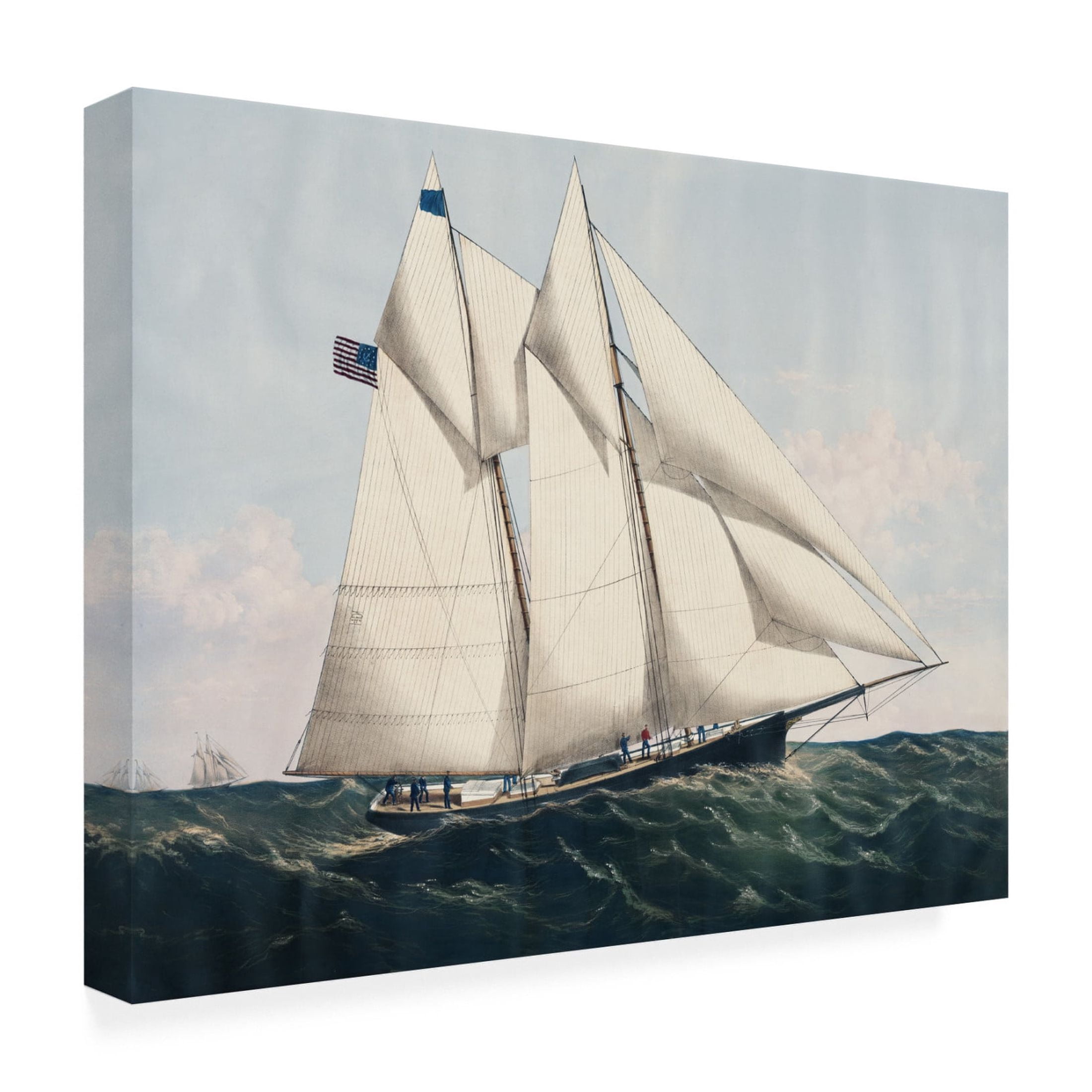 Trademark Fine Art Vision Studio  Antique Yachts IV Canvas Wall Art