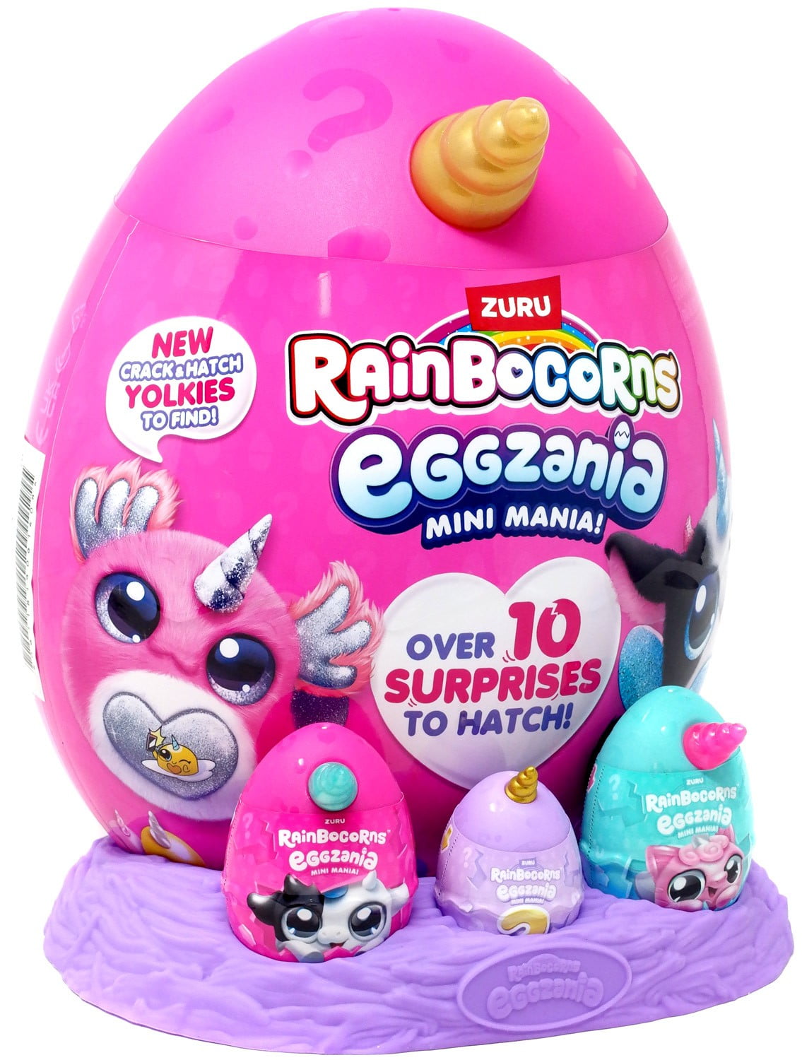 Rainbocorns Eggzania Mini Mania! Mystery Egg Plush (Silver