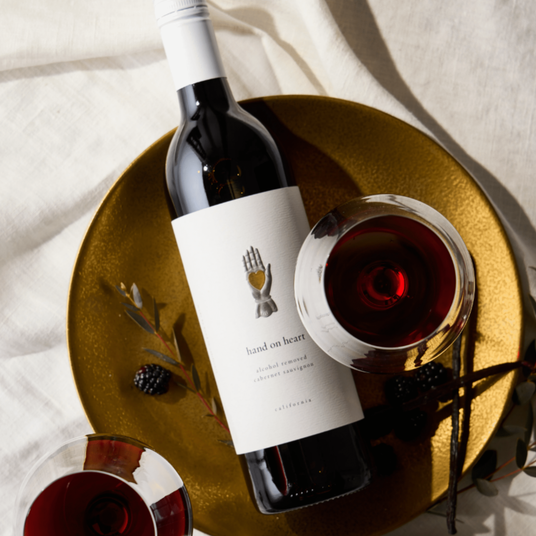 Hand on Heart Non-Alcoholic Cabernet Sauvignon 4-Pack (750ml)