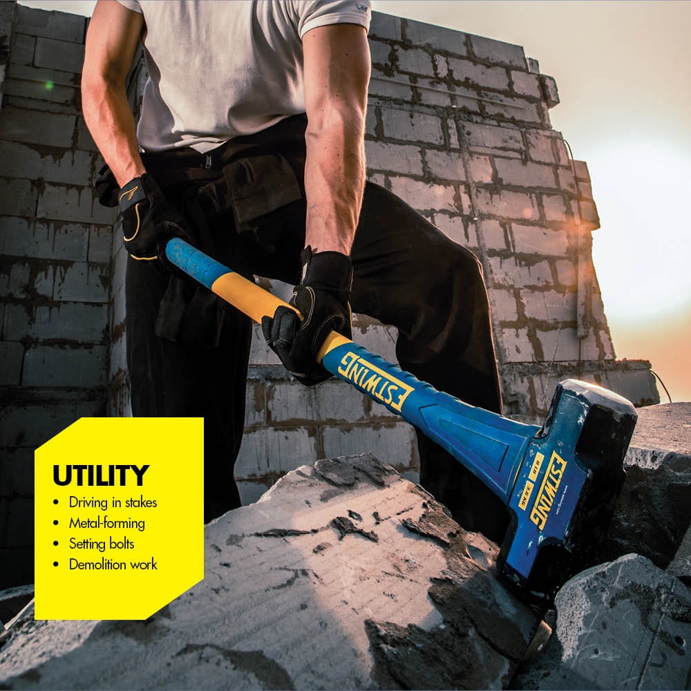 Estwing 4 lb Sledge Hammer with 16" Fiberglass Handle