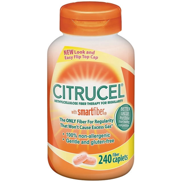 Citrucel with SmartFiber Methylcellulose Fiber Therapy Caplets 240 count