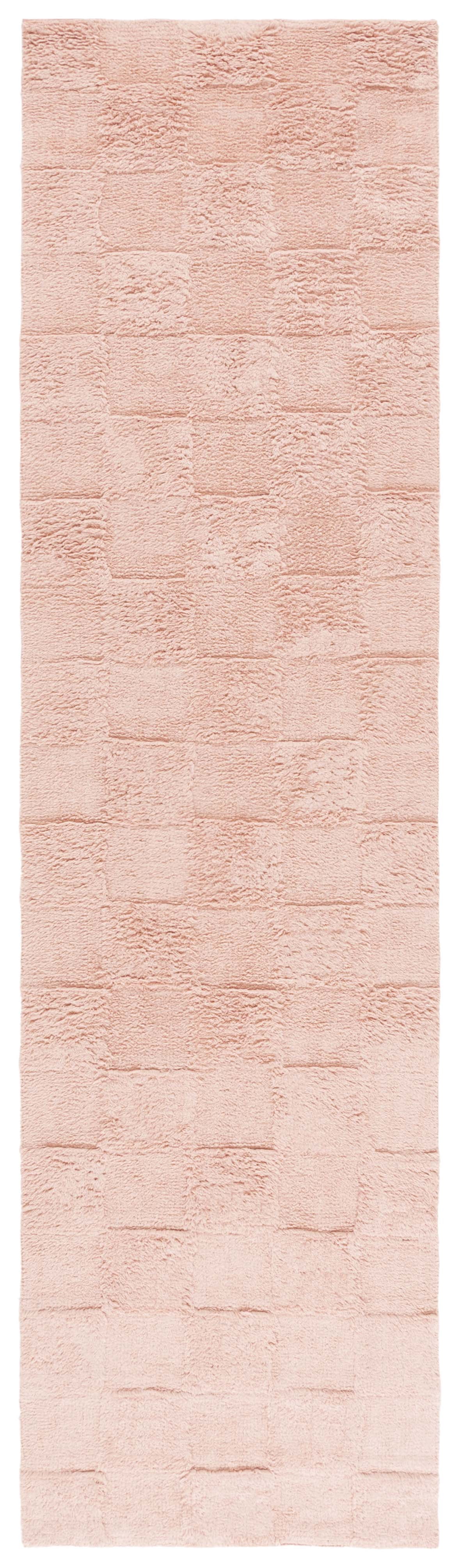 Safavieh Easy Care Coty Checkered Runner Rug, Rose, 2'3" x 9'