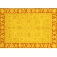 thumbnail image 1 of Ahgly Company Machine Washable Indoor Rectangle Oriental Yellow Traditional Area Rugs, 2' x 3', 1 of 4
