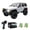 White, variant on RC Rock Crawler 4x4 RC Jeep Truck 1/18 Scale Remote Control Crawler All Terrain 370 Motor 3 Speeds Lighting System Hobby Model for Adult