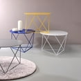 thumbnail image 5 of ACME Epidia Round Accent Table in White, 5 of 6