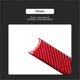 thumbnail image 2 of 8Pcs Red Carbon Fiber Passenger Dashboard Cover Trim for 2006-2011, 2 of 5