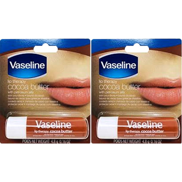Vaseline Lip Therapy Stick with Petroleum Jelly - 2 Pack
