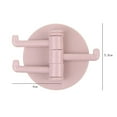 thumbnail image 5 of Ludlz Hanger Hook 3-split Wall Mouted ABS Door Hanger Hookd for Toilet Over Door Hook Hanger,Heavy-Duty Organizer for Coat,Bag,Robe,Towel,Bathroom, 5 of 8