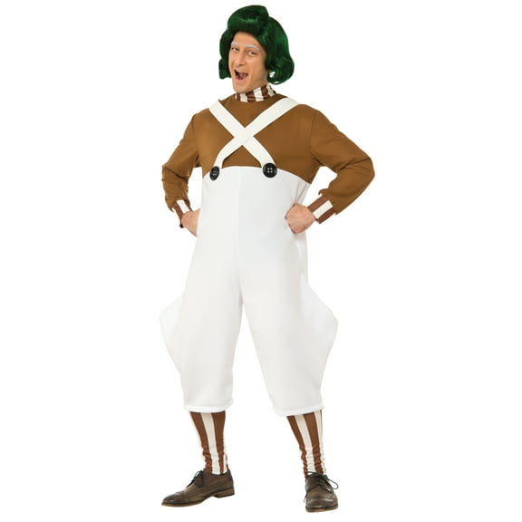 Willy Wonka and the Chocolate Factory Oompa Loompa Costume for Adults by Rubies, Men's One Size