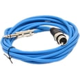 thumbnail image 2 of Seismic Audio SATRXL-F10, Blue 10' XLR Female to TRS Patch Cable, 2 of 3