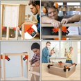 thumbnail image 4 of Jinsinto 4 Pcs Woodworking Angle Clamps, 90° Angle Clamp,Angle Clamp,Right Angle Fixer Frame Clip for Woodworking,For Woodworking,Diy Photo Frame,Hand Tools, 4 of 5
