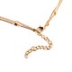 thumbnail image 4 of Collar de cadena multicapa con colgante de corazón de amor, gargantilla de dos capas, regalo de joyería para mujer (oro), 4 of 7