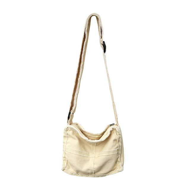 Bolso de hombro para mujer, bolso de hombro con correa de hombro ajustable, bolso de mano elegante Blanco