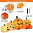 thumbnail image 5 of Costway 7.5' Halloween Inflatable 7 Pumpkins Patch W/LED Light Outdoor Garden Decoration, 5 of 10